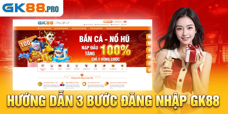 Hướng dẫn 3 bước đăng nhập sân chơi