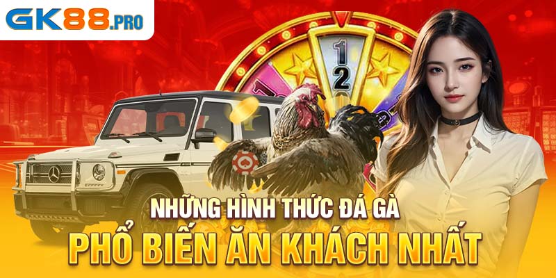 Những hình thức đá gà phổ biến ăn khách nhất